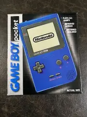 Nintendo GameBoy Pocket Blue Console 1997 New In Box