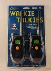 Crypto Sphere Walkie Talkies 2 Pack 120 Ft Range 9V NEW