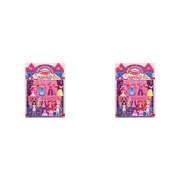 2x Melissa & Doug Reusable Puffy Sticker Play Set Princess Childrens Toy 4y+