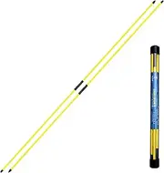Eacam Golf Alignment Sticks 2 Pack, 48" Collapsible Alignment Stick Golf Training Aid for Aiming, Putting, Full Swing Trainer, Golf Training Sticks