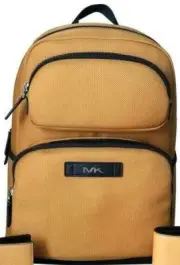 NWB Michael Kors Kent Sport Utility Yellow Backpack 37U1LKSC50 $448 Gift Bag FS