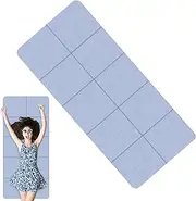Folding Exercise Mat - Home Pilates Fitness Pad | 6mm Portable Non-Slip Exercise Mat for Outdoor Home Travel Meditation Women Men Yoga Enthusiasts