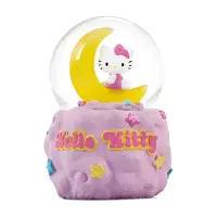 在飛比找博客來優惠-Hello Kitty 粉紅星空 水晶球擺飾