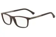 EMPORIO ARMANI EA 3069 5064 Matte Brown PLASTIC EYEGLASSES Frame 55-17-140 ITALY