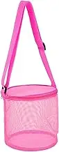 Abaodam 1Pc Large Breathable Mesh Storage Bag for Seashell Collection Tote for Beach Fun Convenient Water Drainage for Storage and Treasure Hunting