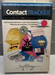 Key Contact Tracker Software For IMB PC’S & Compatibles NEW SEALED RARE Softkey