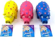 Chompers Pig Squeaky Dog Toy