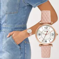 在飛比找Yahoo奇摩購物中心優惠-FOSSIL Carlie 時尚大三針女錶 迎春好禮-35m