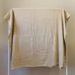 純棉24兩((菱格紋))奶茶色毛巾被 可當夏季冷氣空調毛毯(195*120CM)美容大毛巾 鋪床巾 純棉毛巾被 台灣製