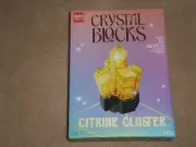 NEW, CRYSTAL BLOCKS CITRINE CLUSTER CRYSTAL Building Block Set 66 Pieces