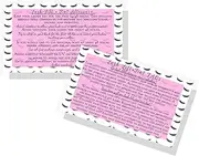 Lash Lift + Tint Aftercare Instruction Cards | 50 Pack | 2 x 3.5” inches Business Card Size | Eyelash Lift and Tint Kit at Home DIY aftercare Supplies | Lash Print with Pink Inlay Design