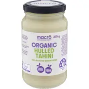 Macro Organic Hulled Tahini Spread 375g