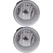 Fog Light Set For 2011-2013 Dodge Durango Jeep Compass Left and Right with Bulbs
