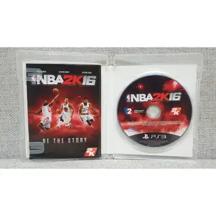 PS3 二手 NBA 2K16 中文版 光碟卡榫斷裂