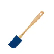 Chasseur Silicone Medium Spatula With Beechwood Handle Blue