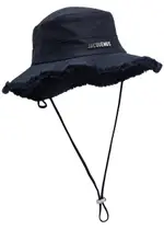 Jacquemus Le Bob Artichaut Canvas Bucket hat - Dark Blue 58 (58cm / M)