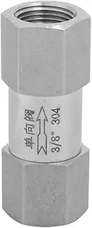 VAYEODEYU Check Valve， Check Valve 304 Stainless Steel Hex Split High Temp Pressure 1/8 1/4 3/8 1/2 Inch BSPP