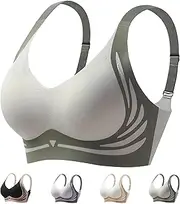 [Generic] Caralush Bra, Lushfitting Powerful Push-Up Seamless Bra, Caralush Pushup Bra, Super Gather Bra Wireless Push-Up Bra