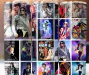 Tumbler 20oz Cup Mug w/ Straw Style Michael Jackson Wall Collage