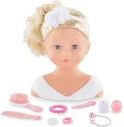 Corolle - Hairdressing Head Doll 10 Accessories from 3 Years 9000310040