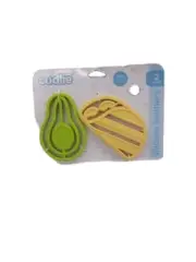 Cudlie Silicone Teethers Set Avocado and Taco Theme for Babies
