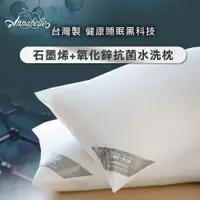 在飛比找蝦皮購物優惠-綿國坊【石墨烯枕頭】買1送1_石墨烯+氧化鋅抗菌水洗枕/An