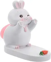 Multi-Function Rabbit Phone Holder Lazy Phone Stand for Desk Right Angle Viewing Kawaii Decor