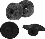 OFFSCH Versatile Drumming Plastic Cymbal Set Felt Pads Dampeners Replacement Accessories for Cymbals