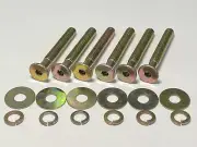 M8 x 60mm Set of 6 Hex Drive Socket Cap Screws Bolts Washers