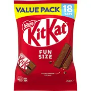 KitKat Milk Chocolate 18 Mini Bars Share Pack 252g