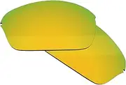 [Boldbright] Replacement Lenses Compatible with Oakley Half Wire 2.0 Sunglasses - 24K Gold