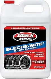 Black Magic 800002222 Bleche-Wite Tire Cleaner, 1 Gallon