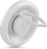 SPIGEN O-Mag MagSafe Ring for iPhone 16 15 14 13 12 Pro Max Plus Mini MagSafe Case, 360 Degree Rotation Magnetic Phone Holder Grip Kickstand for MagSafe - White