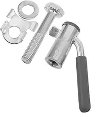 Abaodam Quick Release Seat Post Clamp Secure Fastening Bike Seat Post Bolt for Folding Bikes Easy Setup Broad Compatibility Minimalist Design Reliable Locking Mechanism