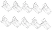 NOLITOY Nail Tips Clip Clamp Set 10pcs Nail Tip Clip Mold for Diy Manicure Gel Professional Home