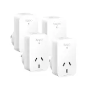 TP-Link Tapo Mini Smart Wi-Fi Plug - 4 Pack