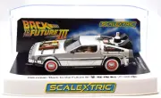 Scalextric "Back to the Future III" DeLorean DPR W/ Lights 1/32 Slot Car C4307
