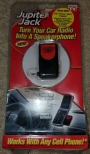 JUPITER JACK CAR RADIO TO A SPEAKERPHONE AS SEEN ON TV CELL PHONE USE HANDS FREE