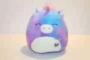 Squishmallows Kellytoy Aurora The Tie Dye Unicorn 8" Plush NEW