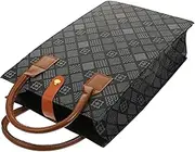 ASAKKURA Leather Wine Carrier Bag Elegant Party Wedding Present Bottle Packaging