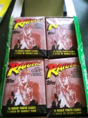 1981 RAIDERS OF THE LOST ARK FULL WAX BOX (36 SEALED PACKS) TOPPS