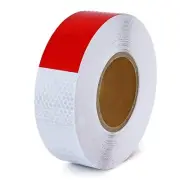 2 In x 160 Feet Waterproof Reflective Tape Conspicuity Caution Tape for Tailers