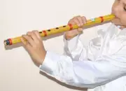 @ Bansuri Handcrafted Bamboo Flute Instrument Right Handed Bamboo Flute Red