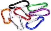 Snap Hooks 5Pcs Aluminum Alloy D Carabiner Spring Snap Clip Hooks Climbing Tools