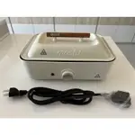 日本MOSH多功能電烤盤 M-HP1 IV 象牙白(全新)超級優惠價$2000 超商免運