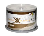 500 x RITEK 8.5GB DVD+R DL Dual layer 8X - Full Hub Printable DVD Discs