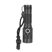 1474 XHP50 LED 4Modes USB Rechargeable Telescopic Zoom LED Flashlight 18650