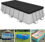 Rectangular Pool Cover, 300 X 201cm Family Pool Cover,solar Pool Cover For Easy Set Up Anti-dust Rai 260*170cm