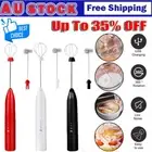 USB Rechargeable Electric Egg Beater Milk Coffee Frother Drink Foamer Mixer ToDX