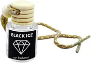Car Air Freshener Diffuser, 8mL Automotive Air Freshener Hanging Air Freshener Diffuser, Revitalize Your Drive (Black Ice)